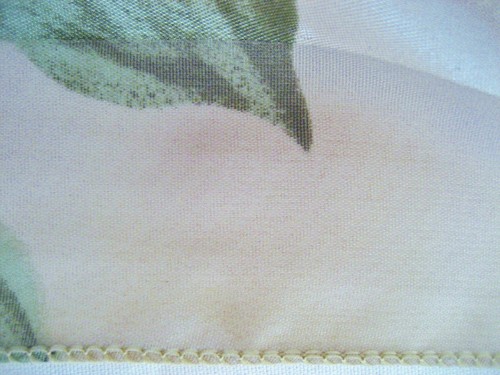 "Sciarpa lunga a righe chiffon & raso con viola clematide grigio chiaro 13,5 x 59" - Foto 13 di 13