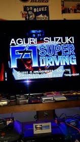 Aguri Suzuki F-1 Super Driving Super Famicom SFC Japan import US Seller 