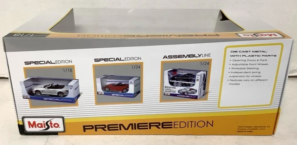 NEW Maisto 36143 Premier Edition AUDI R8 Red Diecast Sports Model Car 1:18 - Image 3 of 4