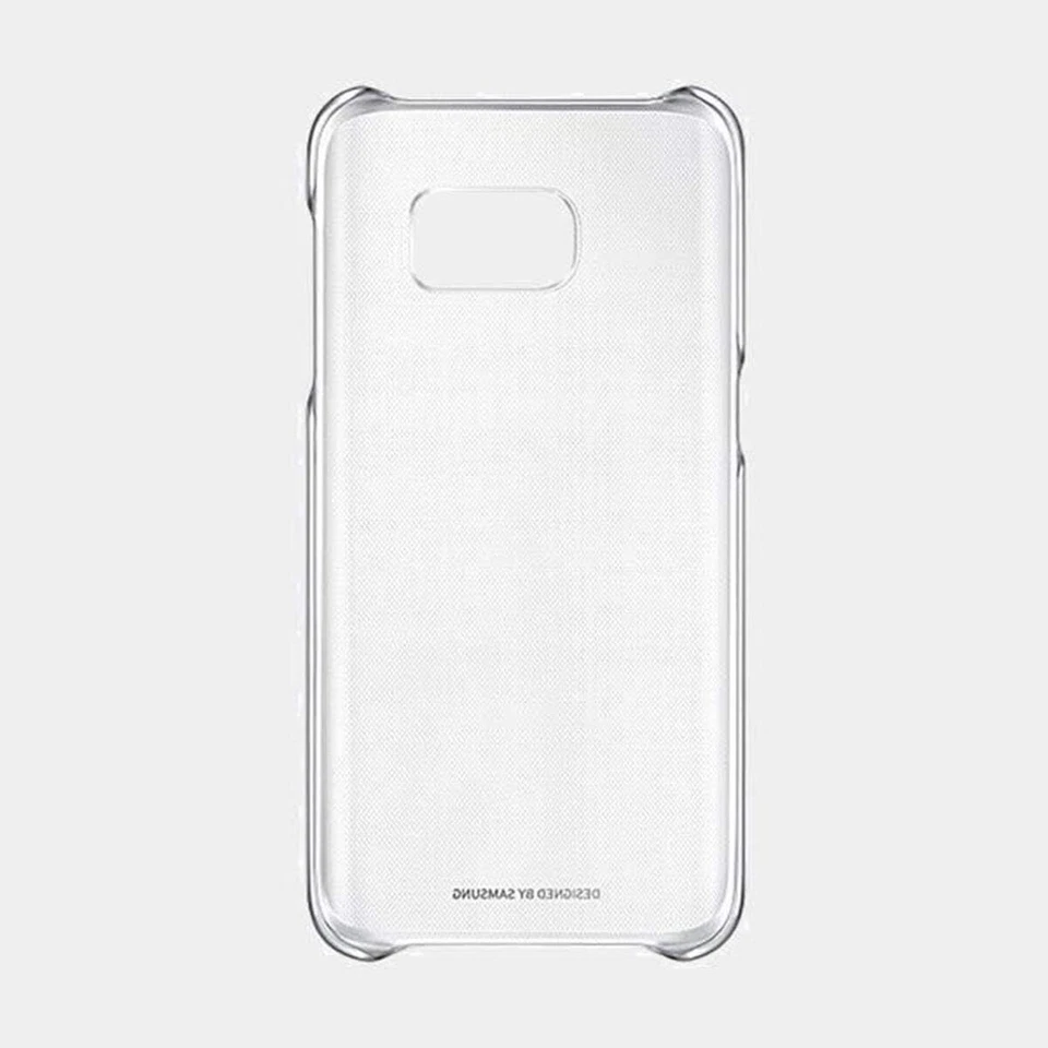 Samsung Clear Cover per Galaxy S7, Argento/Trasparente - Immagine 2 di 2