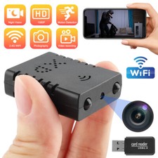 Mini WiFi Camera 2025 Plug Play Motion Detection Night Vision Indoor Security*UK