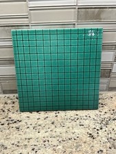 Crate And Barrel Chequers Green Tile Trivet M...