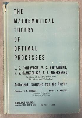 The Mathematical Theory of Optimal Processes Wiley HCDJ 1962 Boltyanskii