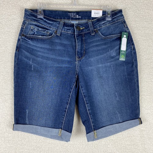 Time And Tru Mid Rise Bermuda Shorts 10 