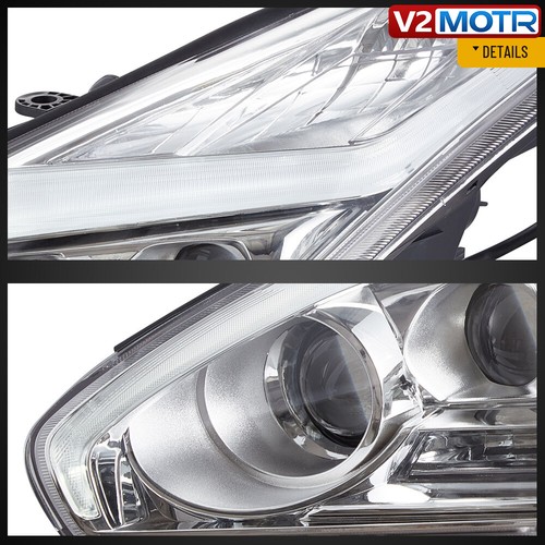 VLAND LED Headlights Fit For Nissan GTR R35 2009-23 Chrome Housing Upgrade 2017+ - Picture 14 of 20