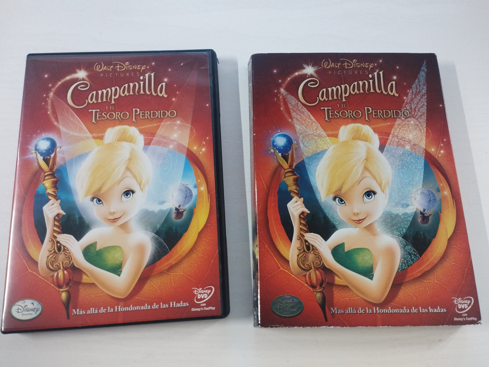 Tinkerbell Treasure Lost WALT DISNEY DVD And Extras Spanish English Reg 2 ESP Am