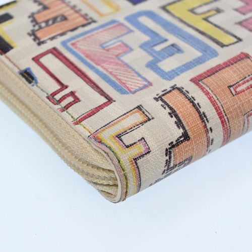 Authentic FENDI Zucca Pattern Wallet Purse PVC Leather R3470CY703 - Picture 6 of 24