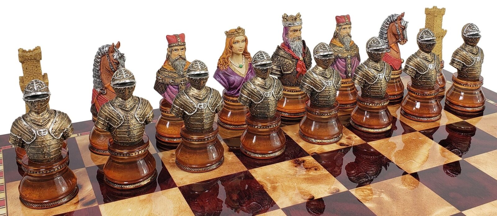 Medieval Crusades Chess Set & Board - Fantasy Gifts & Collectibles —  FairyGlen Store