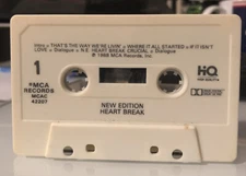 RARE OOP New Edition CASSETTE TAPE Heart Break BELL BIV DEVOE r&b MCAC 42207