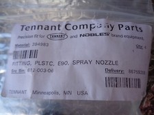 TENNANT FITTING E90 - 394983 PKG QTY 4