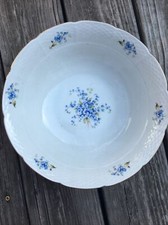 Grande ciotola rotonda vintage in porcellana TK Thun Cecoslovacchia