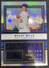 2023 Panini Three and Two Maury Wills Full Count #FC-MW /150