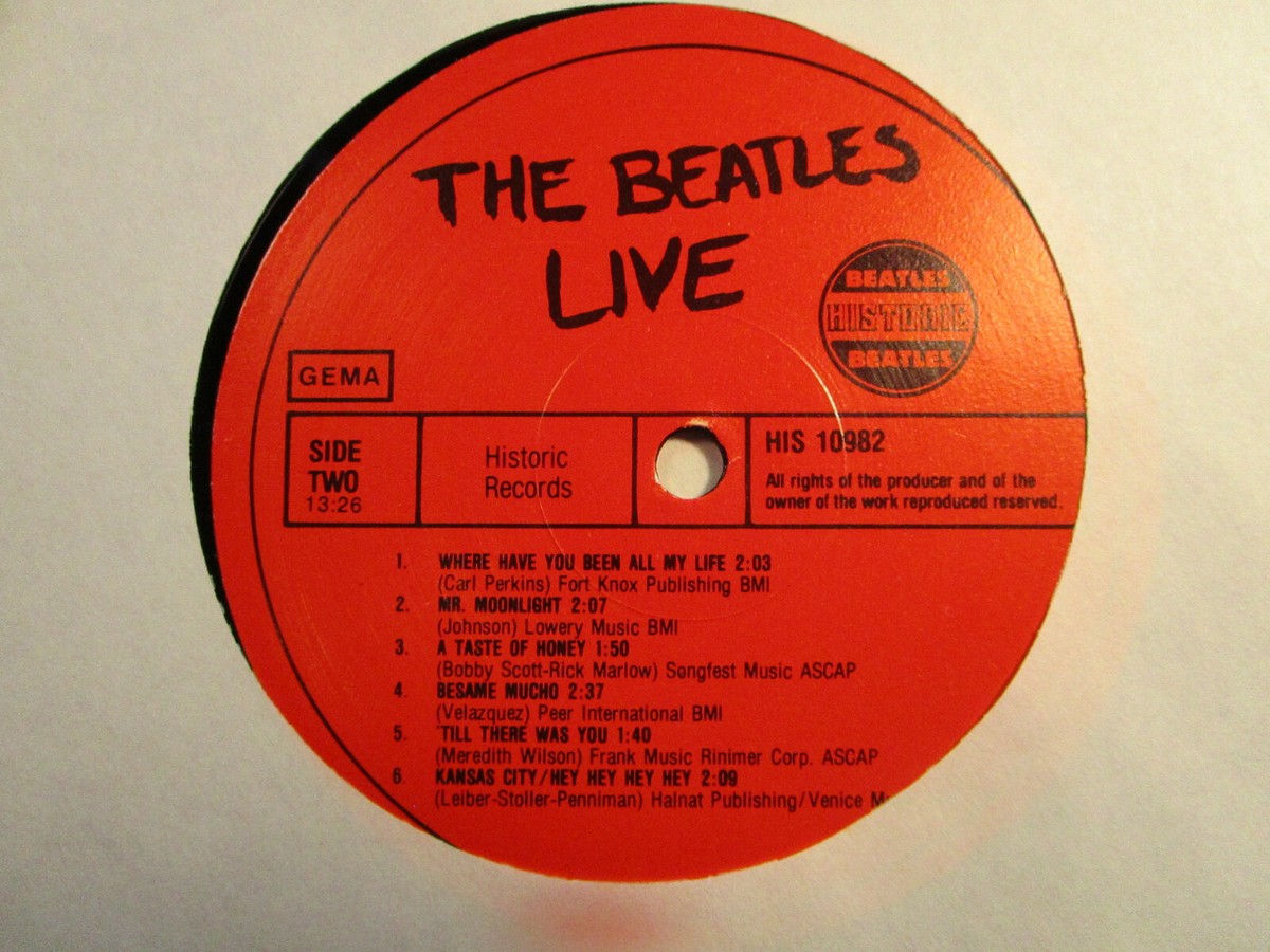 The Beatles 3 LP box set, historic records Beatles LIVE The Beatles 3 LP box set, historic records Beatles LIVE