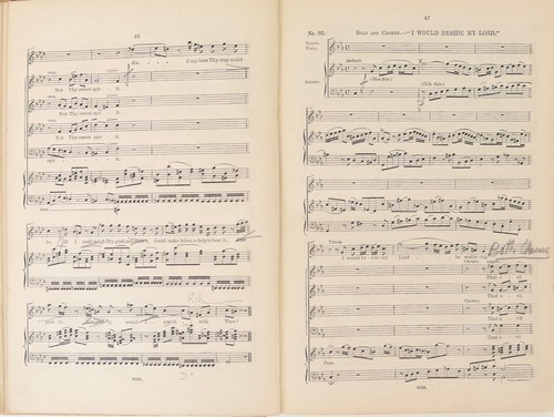 VAUGHAN WILLIAMS, Ralph.: BACH St. Matthew Passion – 2 scores with HIS MARKINGS! - Picture 8 of 11