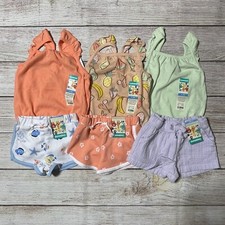 Garanimals Baby Girl Lot Of Clothes Size 3-6 Months. NWT 6 Pieces Spring/Summer