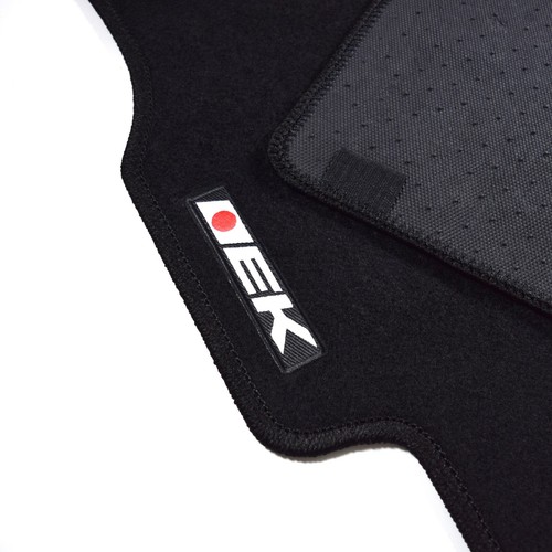 4PC Set Black Custom Floor Mat Non Skid Carpet Fit 96 00 Honda Civic EK JDM - Bild 3 von 4