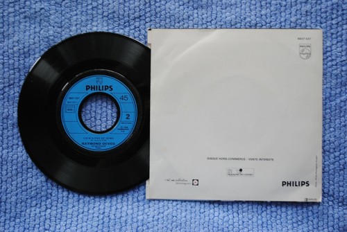 RAYMOND DEVOS / SP PHILIPS 6837 537 (Promo-Pub) / 1960 Réédition 1978 (F) - Picture 2 of 2