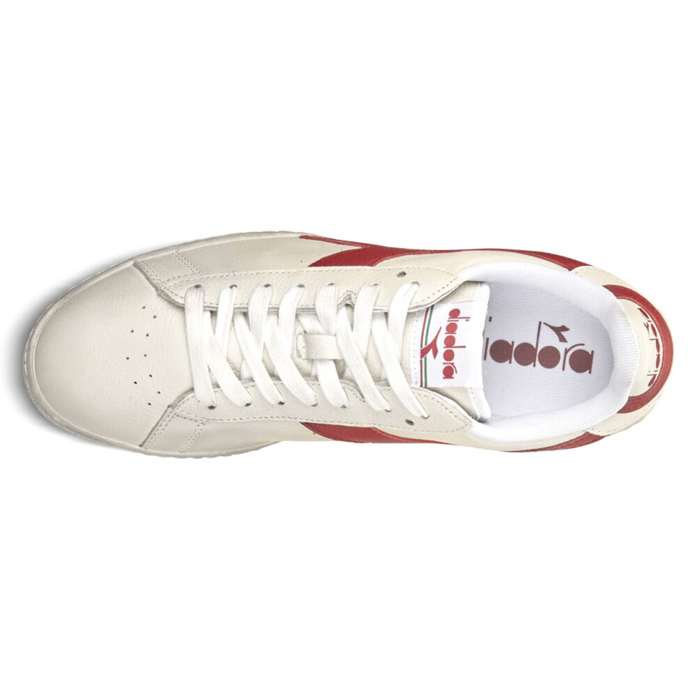 Low Waxed Diadora Game Low Rosse Diadora Game L Waxed Uomo Rosso