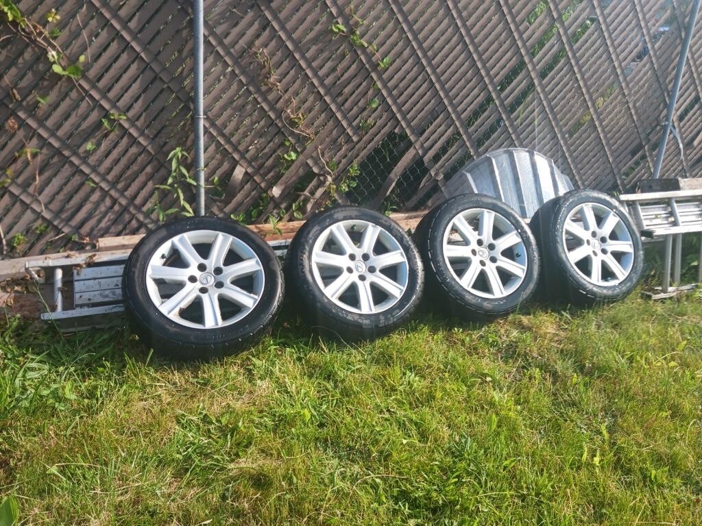 Lexus used rims and great condition tires! Size of tired 215 55 r17 eBay