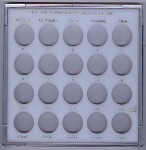 Capital Holder - State Quarter Year Set  (20 Slots) + 2007 + USED + Pre-Owned!