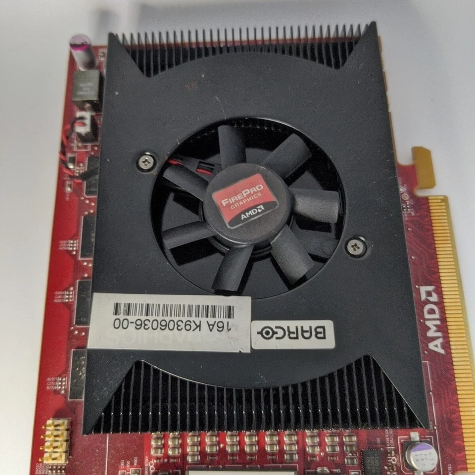 AMD FirePro Barco MXRT 5500 2GB GDDR5 Full Height Graphics Card  DisplayPort DVI - Image 3 of 4