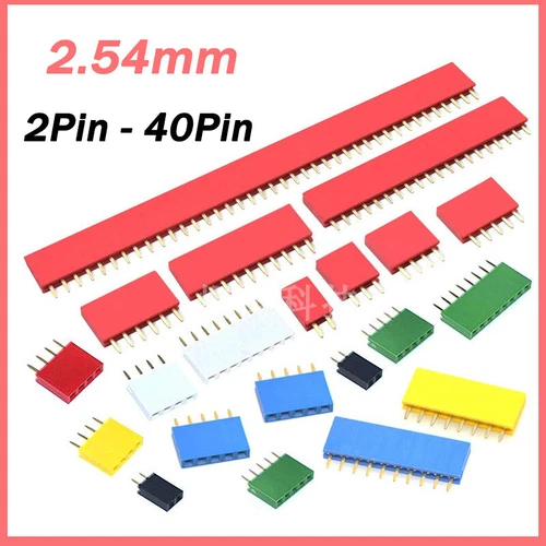 2- 40 Pin Polig Buchsenleiste weiblich f. Pin Header 2.54mm  Raspberry Pi