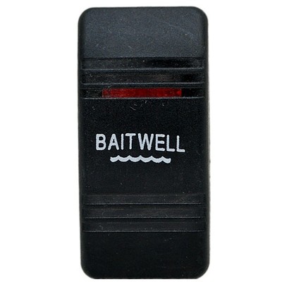 Lund Boat Rocker Switch Cover Plate 2006118 | Illuminated Black