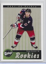 2001-02 Upper Deck Vintage Hockey Peter Smrek Rookie RC # 289 New York Rangers