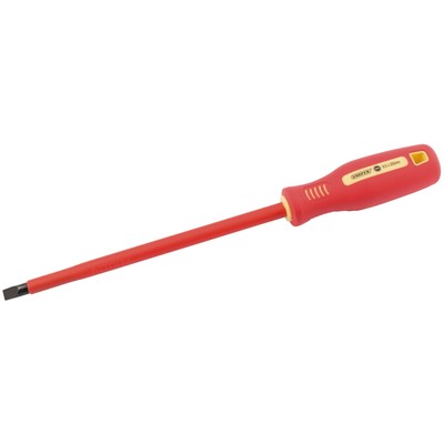 Draper Voll Isoliert Einfach Schlitz Screwdriver 8 x 200mm 54273