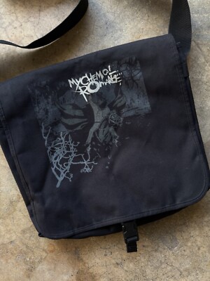90s My Chemical Romancn マイケミカルロマンス バッグ 2008 My Chemical Romance The Black Parade Messenger Bag Y2K