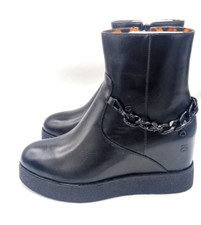 scarpe Stivali donna Solo Soprani con zeppa interna nero