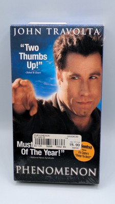 Phenomenon (VHS, 1997) Brand New Factory Sealed Tape John Travolta