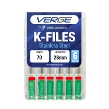 Size 70 28mm Endo K-Files, Dental Endodontic K Files (Premium Stainless Steel)