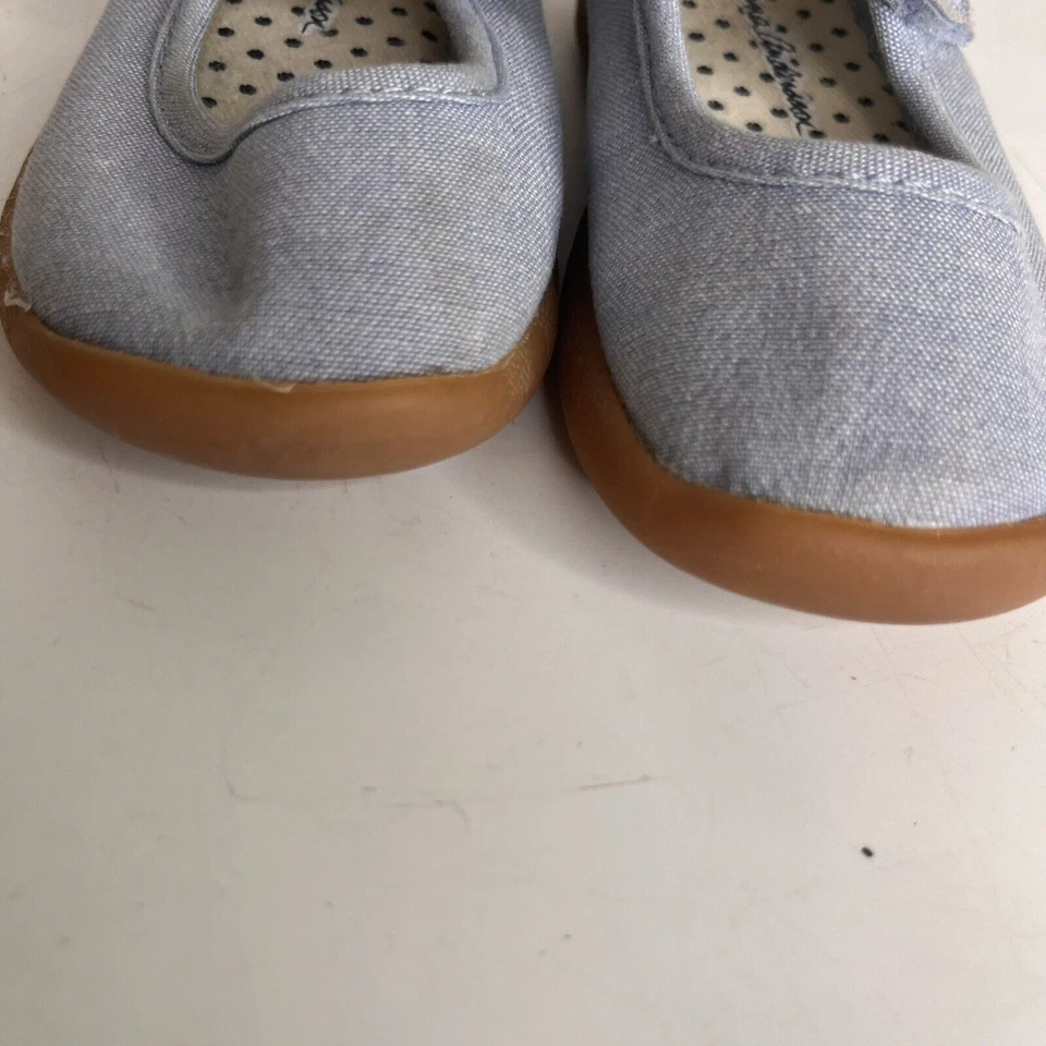 Hanna Andersson Azul Mary Jane Cierre de Gancho y Lazo Zapatos con Arco Talla 3.5 Foto 4 de 4