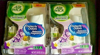 2x  Air Wick Freshmatic Odor Detect Compact Lavender & Chamomile  Please Read