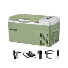 Setpower FC20 Portable 12v Refrigerator, -4℉-68℉ Fast Cooling Car Re