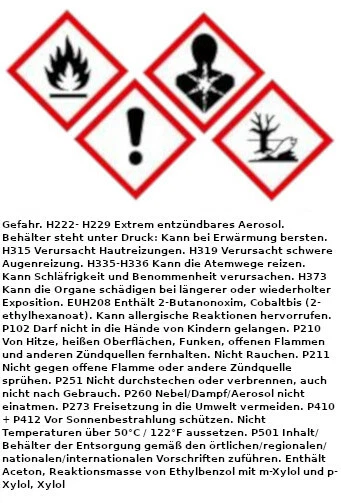 6x Baufix Silber Lackspray 400ml Farbspray Sprühdose Lack Buntlack Sprühfarbe - Bild 2 von 2