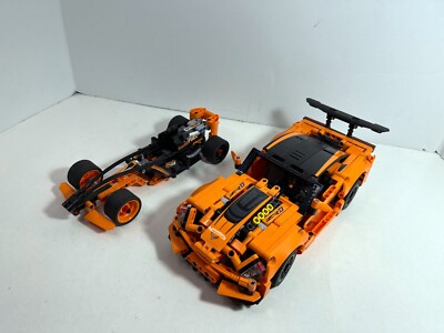 Lego technic LOT:  Black Champion Racer 42026 + Chevrolet Corvette ZR1 42093