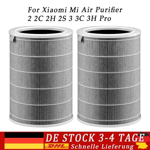 2er-Pack HEPA-Filter Für Xiaomi Mi Air Purifier 3H 3C 3 Pro Luftreiniger Ersatz