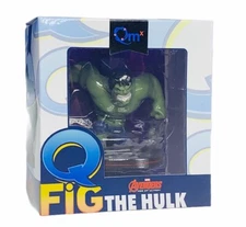 Incredible Hulk figure fig Q-fig QM avengers Bruce Banner marvel box NIB toy