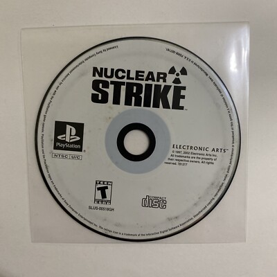 Nuclear Strike (Sony PlayStation 1, PS1, 1997) Disc Only!
