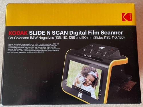 Kodak Slide N Scan Filmscanner – 5" Display für Negative & Dias – Neu & OVP