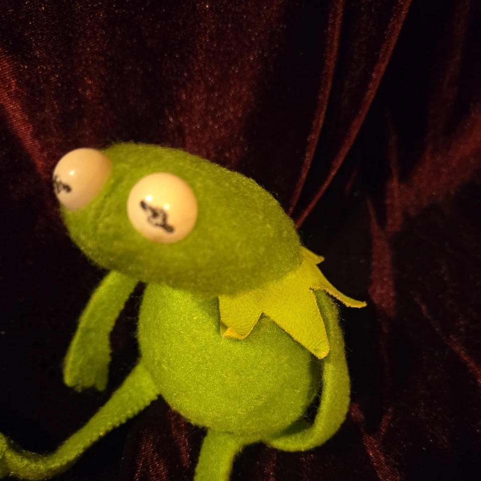 De colección 1979 Kermit The Frog #864 A Jim Henson Beanbag Muppet Fisher-Precio Raro Foto 4 de 4