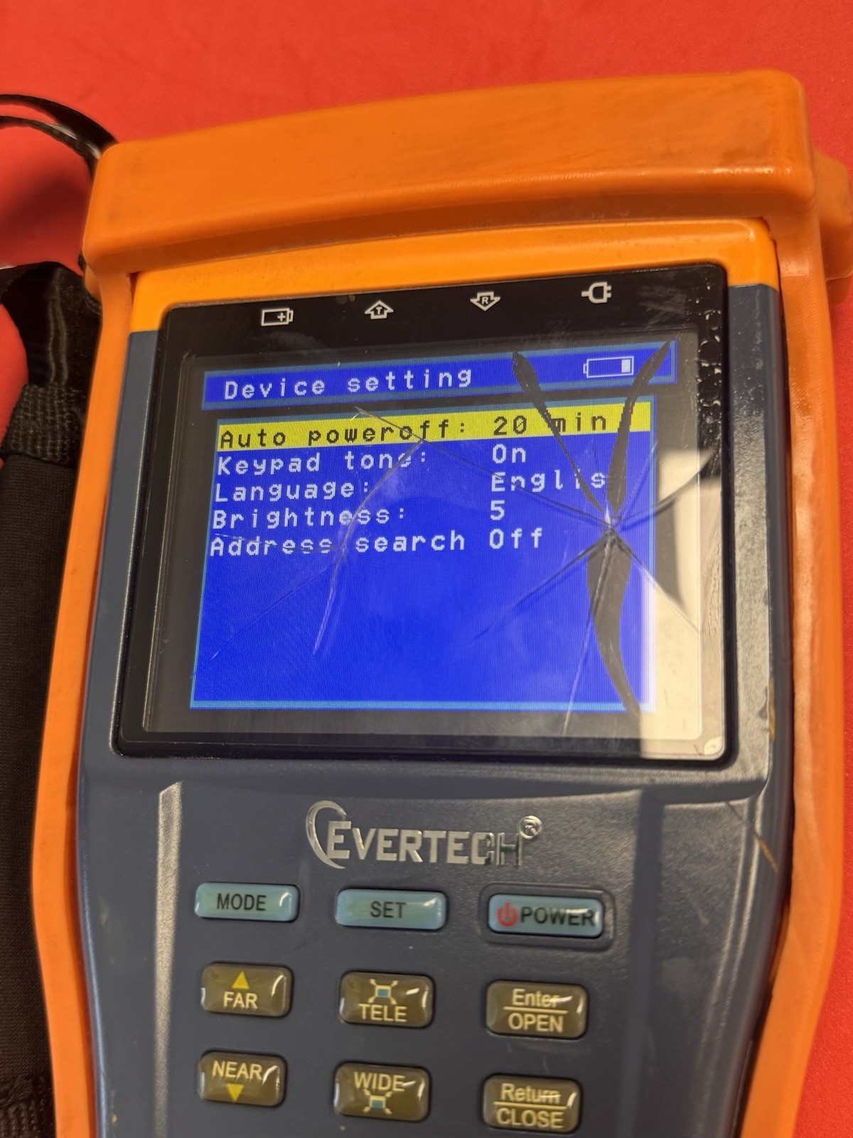 *Working AS-IS* EVERTECH CCTV TESTER PRO