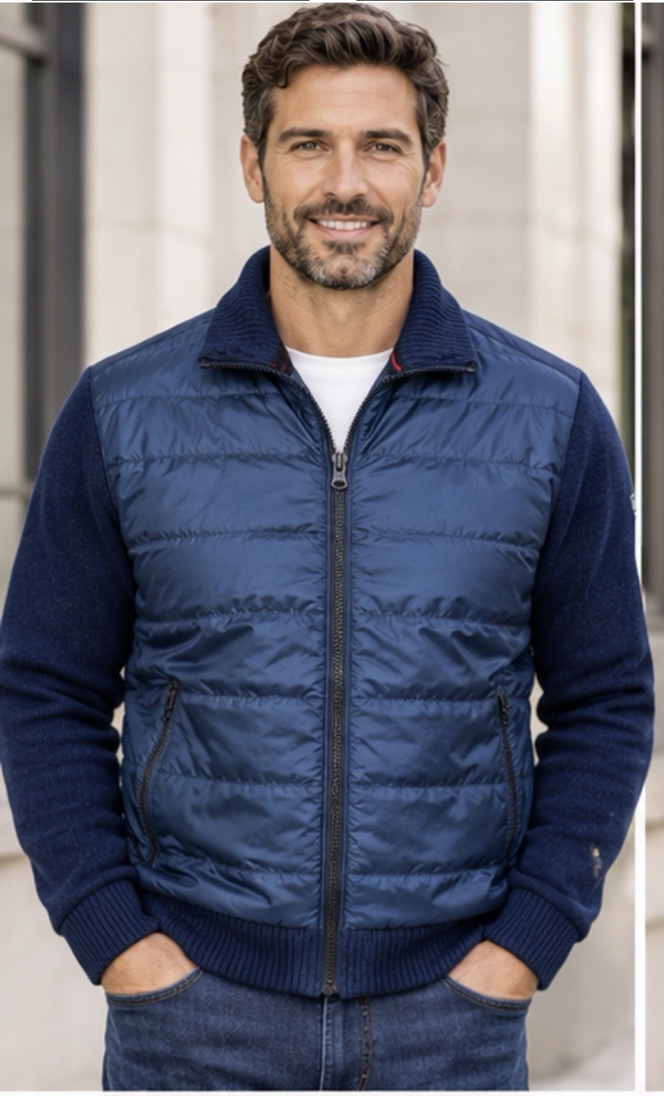 Victorinox Vintage Swiss Army Lambswool Cashmere Jacket Hybrid XXL - second product detail image