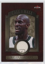 2007-08 Fleer Ultra Call to the Hall Memorabilia Kevin Garnett #CH-5 HOF 1dm4