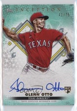 2022 Inception Base Rookie and Emerging Stars Aqua 41/75 Glenn Otto Auto n0c