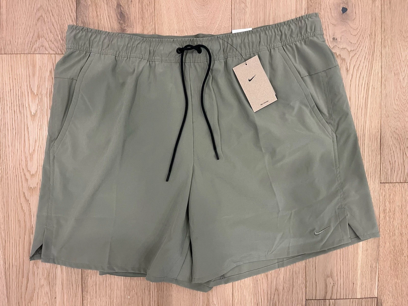 Nike Men’s Unlimited 7” 2-in-1 Lined Training Shorts XXL DV9334 Light Army. E237