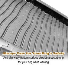 Folding Dog Ramp For Large Medium Small Size Non-Slip 60'' Long 15'' Wide RRDB
