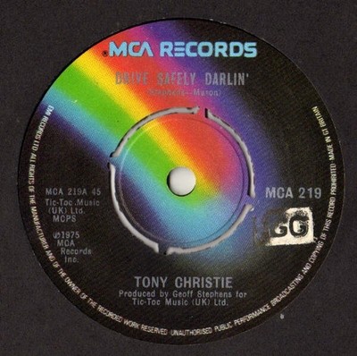 Tony Christie - Drive Safely Darlin' (VINYL)